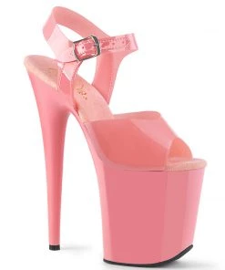 Pleaser Direct Flamingo 808 Baby Pink TPU Vegan Platform Heels