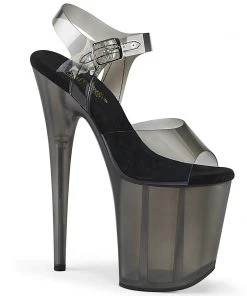 Pleaser Direct Flamingo 808N-T Black Platforms Platform Shoes