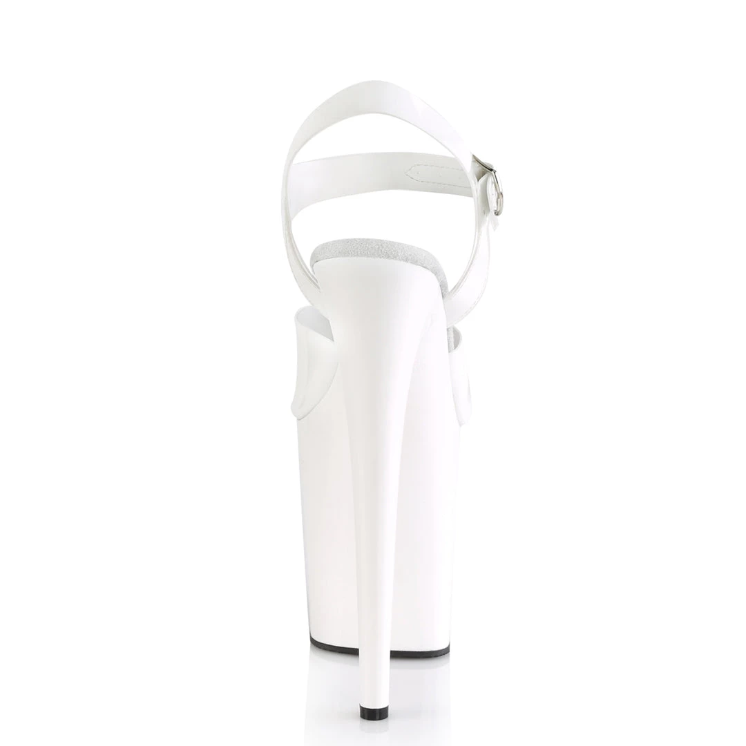 Pleaser Direct Flamingo 808N White TPU Vegan Platforms 4 Pleaser Direct Flamingo 808N White TPU Vegan Platforms