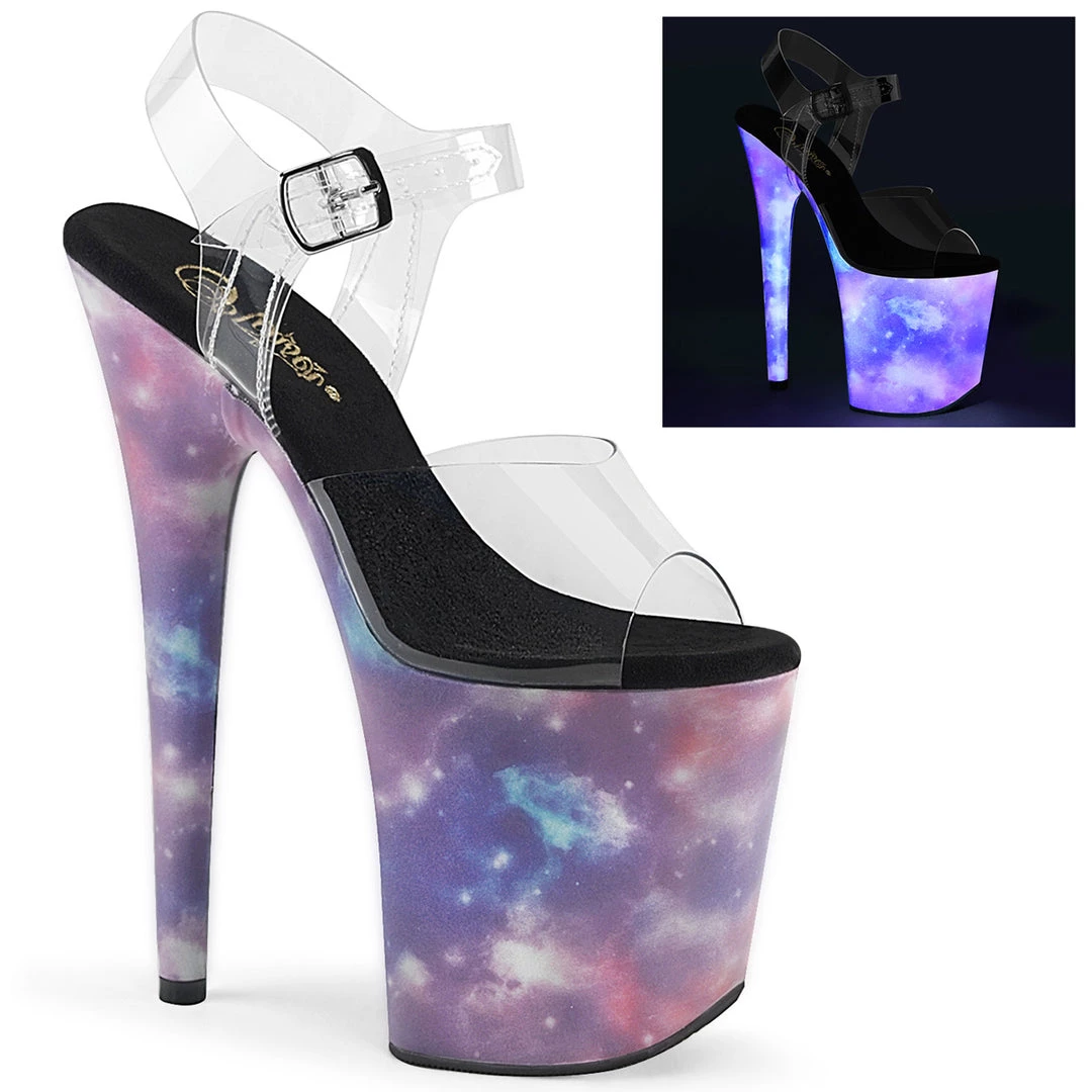 Pleaser Direct Platform Shoes Flamingo 808REFL Galaxy Platforms 1 Pleaser Direct Platform Shoes Flamingo 808REFL Galaxy Platforms