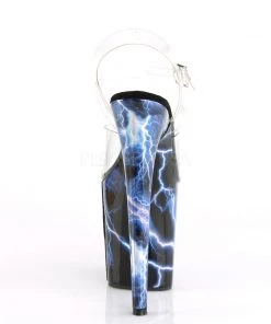 Pleaser Direct Platform Shoes Flamingo 808Storm Blue Platforms