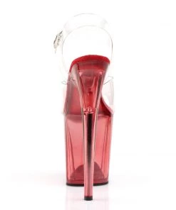 Pleaser Direct Flamingo 808T Red Matte Platforms Platform Shoes