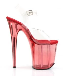 Pleaser Direct Flamingo 808T Red Matte Platforms Platform Shoes