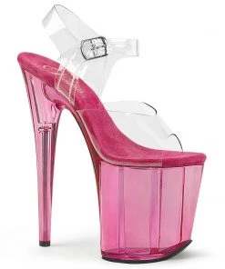 Pleaser Direct Platform Shoes Flamingo 808T Pink Matte Platforms