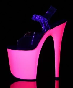 Pleaser Direct Flamingo 808UV Neon Pink Platforms 7 Pleaser Direct Flamingo 808UV Neon Pink Platforms