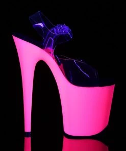 Pleaser Direct Flamingo 808UV Neon Pink Platforms 9 Pleaser Direct Flamingo 808UV Neon Pink Platforms