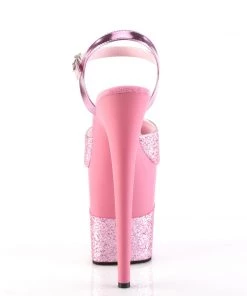 Pleaser Direct Larger Size Shoes Flamingo 809-2G Pink Glitter Platforms 8 Pleaser Direct Larger Size Shoes Flamingo 809-2G Pink Glitter Platforms