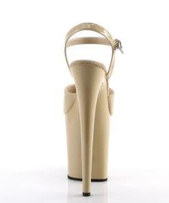 Pleaser Direct Flamingo 809 Cream Patent Platform Heels 8 Pleaser Direct Flamingo 809 Cream Patent Platform Heels