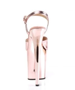 Pleaser Direct Flamingo 809 Rose Gold Chrome Platform Heels Larger Size Shoes 8 Pleaser Direct Flamingo 809 Rose Gold Chrome Platform Heels Larger Size Shoes