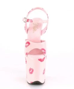 Pleaser Direct Flamingo 809KISSES Pink Kiss Platforms