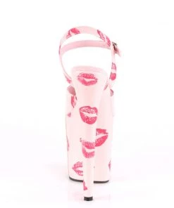 Pleaser Direct Flamingo 809KISSES Pink Kiss Platforms