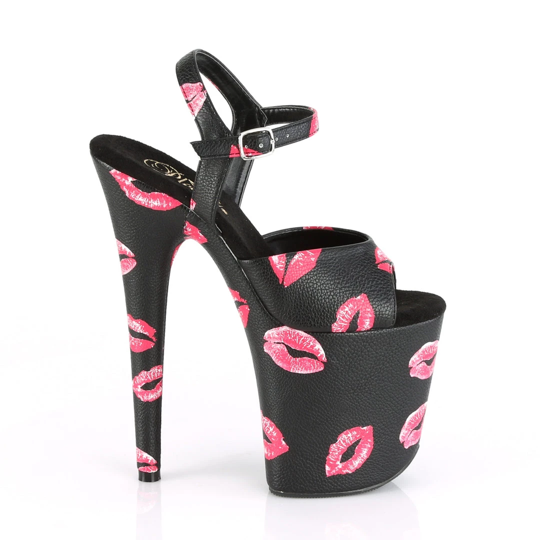 Pleaser Direct Platform Shoes Flamingo 809KISSES Black Kiss Platforms 5 Pleaser Direct Platform Shoes Flamingo 809KISSES Black Kiss Platforms