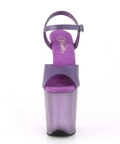 Pleaser Direct Flamingo 809T Purple Matte Platforms