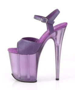 Pleaser Direct Flamingo 809T Purple Matte Platforms