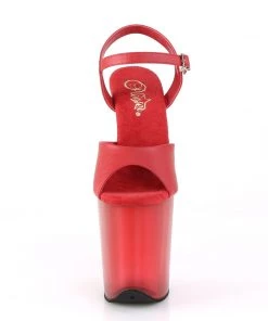 Pleaser Direct Flamingo 809T Red Matte Platforms