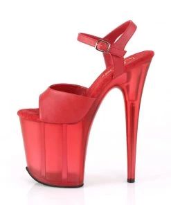 Pleaser Direct Flamingo 809T Red Matte Platforms