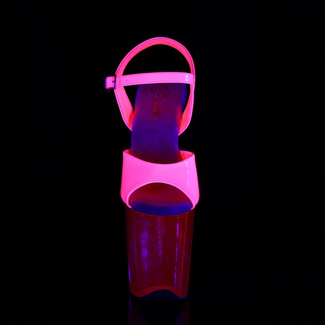 Pleaser Direct Flamingo 809UVT Pink Neon Platforms Platform Shoes 2 Pleaser Direct Flamingo 809UVT Pink Neon Platforms Platform Shoes