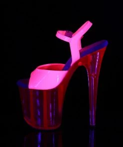 Pleaser Direct Flamingo 809UVT Pink Neon Platforms Platform Shoes 7 Pleaser Direct Flamingo 809UVT Pink Neon Platforms Platform Shoes