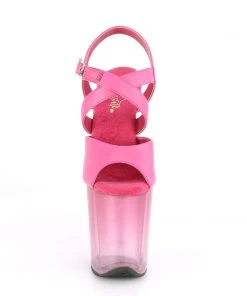 Pleaser Direct Flamingo 822T Pink Ombre Translucent Platforms Platform Shoes
