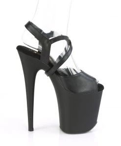 Pleaser Direct Platform Shoes Flamingo 824 Black Platform Heels