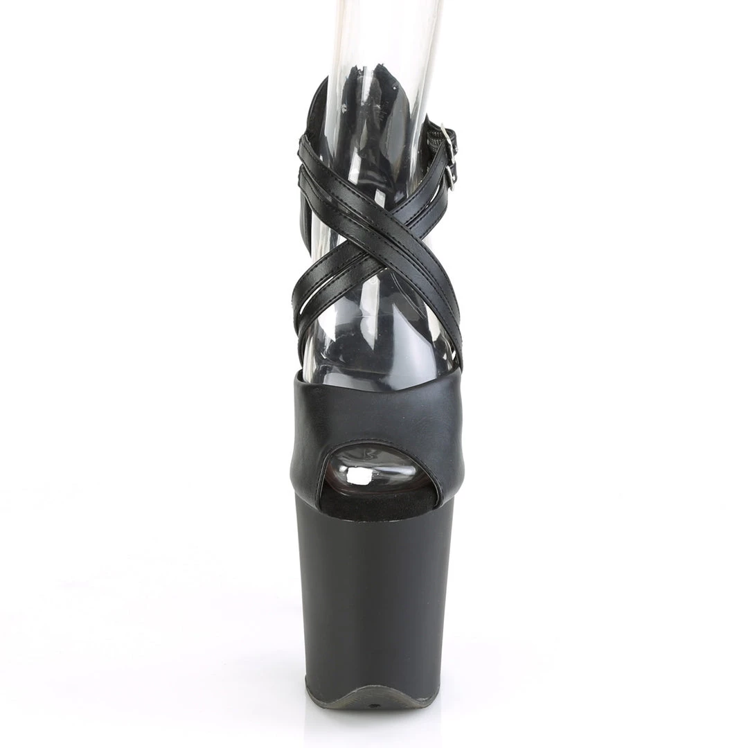 Pleaser Direct Flamingo 865 Black Criss Cross Platforms 2 Pleaser Direct Flamingo 865 Black Criss Cross Platforms