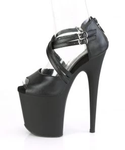 Pleaser Direct Flamingo 865 Black Criss Cross Platforms 7 Pleaser Direct Flamingo 865 Black Criss Cross Platforms