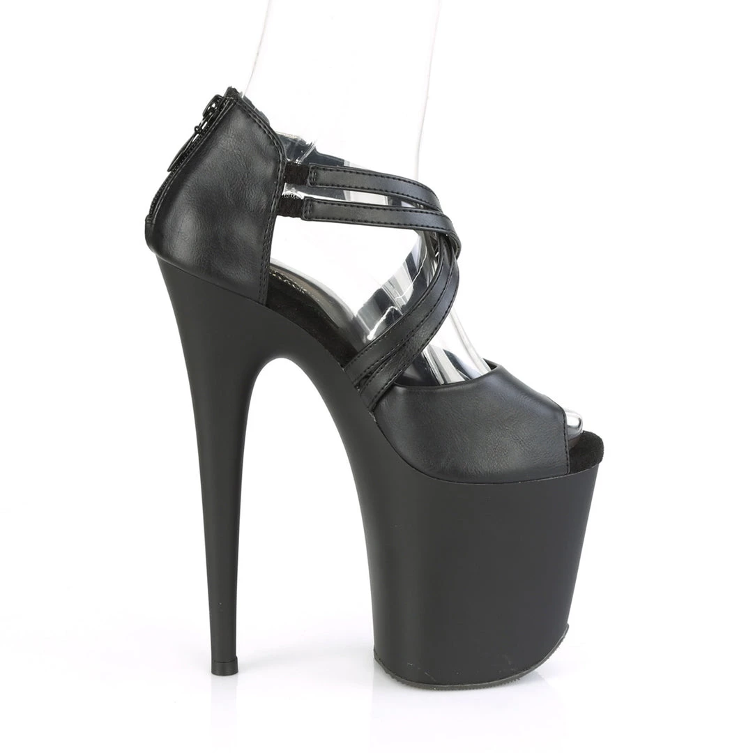 Pleaser Direct Flamingo 865 Black Criss Cross Platforms 5 Pleaser Direct Flamingo 865 Black Criss Cross Platforms
