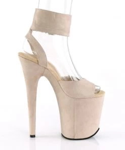 Pleaser Direct Larger Size Shoes Flamingo 891 Beige Platforms With Ankle Straps 9 Pleaser Direct Larger Size Shoes Flamingo 891 Beige Platforms With Ankle Straps