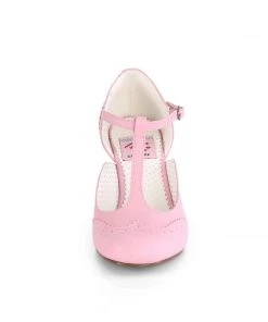 Pleaser Direct Flapper 26 Pink Kitten Heels Larger Size Shoes