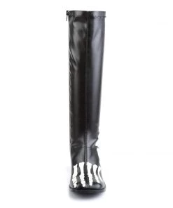 Pleaser Direct Gogo 300XRAY Black Patent X-Ray Boots