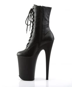 Pleaser Direct Platform Shoes Infinity 1020 Black Matte Boots