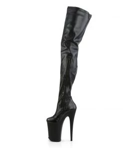 Pleaser Direct Infinity 4000 Black Matte Boots