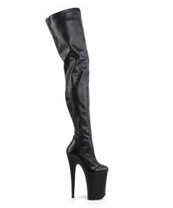 Pleaser Direct Infinity 4000 Black Matte Boots