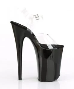 Pleaser Direct Platform Shoes Infinity 908 Black Platforms