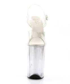 Pleaser Direct Infinity 908 Clear Platforms