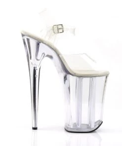 Pleaser Direct Infinity 908 Clear Platforms