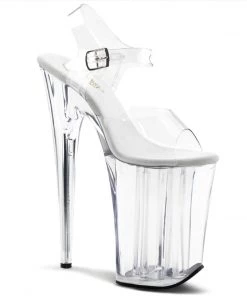 Pleaser Direct Infinity 908 Clear Platforms