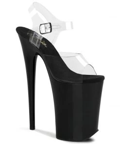 Pleaser Direct Platform Shoes Infinity 908 Black Platforms