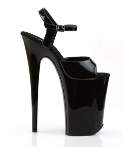 Pleaser Direct Infinity 909 Black Patent Platforms Platform Shoes