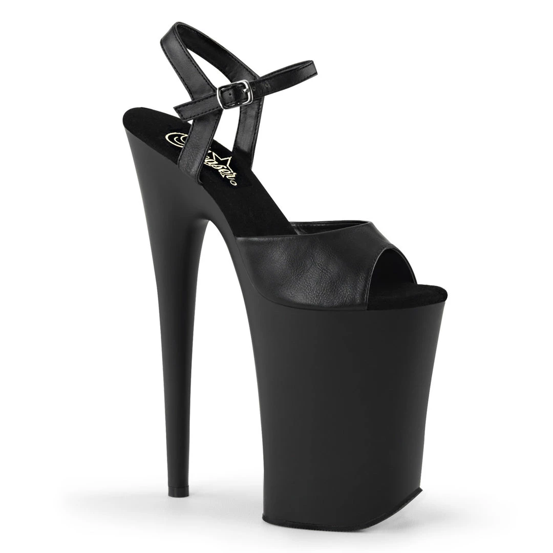 Pleaser Direct Infinity 909 Black Matte Platforms Platform Shoes 1 Pleaser Direct Infinity 909 Black Matte Platforms Platform Shoes