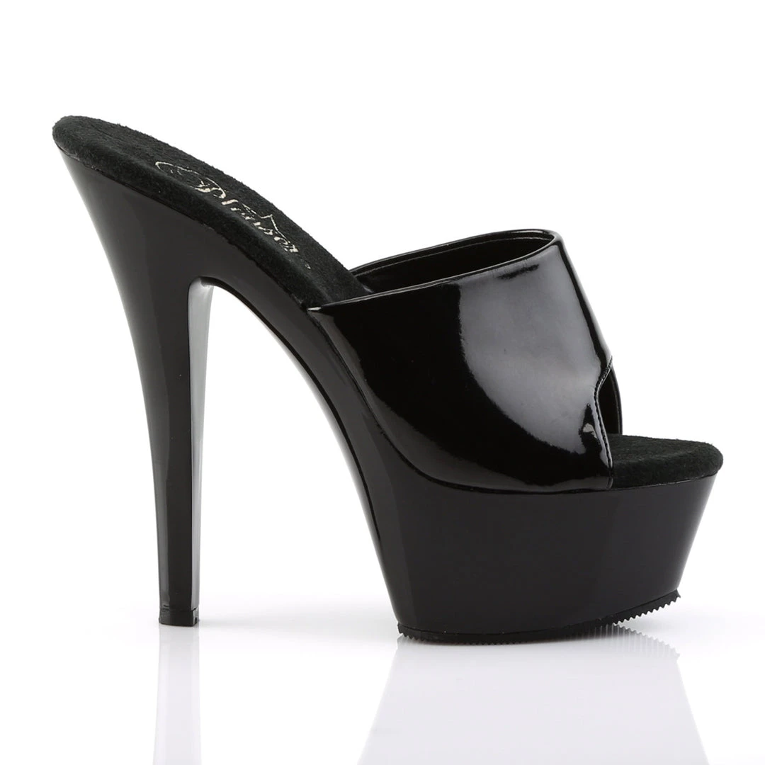 Pleaser Direct Kiss 201 Black Platform Heels 5 Pleaser Direct Kiss 201 Black Platform Heels