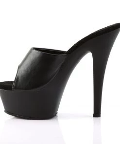 Pleaser Direct Kiss 201 Black Faux Leather Platform Heels 7 Pleaser Direct Kiss 201 Black Faux Leather Platform Heels