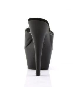 Pleaser Direct Kiss 201 Black Faux Leather Platform Heels 8 Pleaser Direct Kiss 201 Black Faux Leather Platform Heels