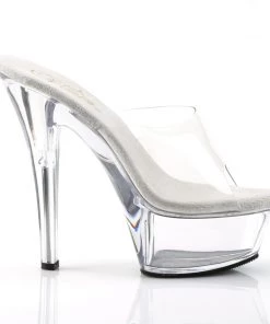 Pleaser Direct Larger Size Shoes Kiss 201 Clear Platform Heels 9 Pleaser Direct Larger Size Shoes Kiss 201 Clear Platform Heels