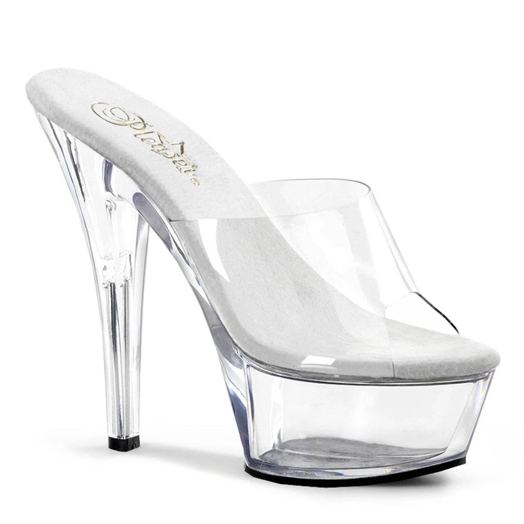 Pleaser Direct Larger Size Shoes Kiss 201 Clear Platform Heels 1 Pleaser Direct Larger Size Shoes Kiss 201 Clear Platform Heels