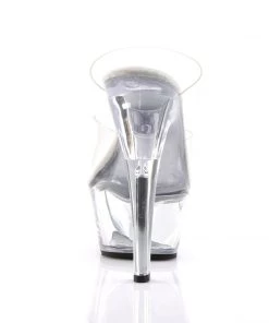 Pleaser Direct Larger Size Shoes Kiss 202 Clear Platform Heels