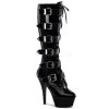 Pleaser Direct Larger Size Shoes Kiss 2049 Knee High Vegan Boots