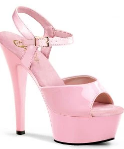 Pleaser Direct Kiss 209 Baby Pink Platform Heels Larger Size Shoes