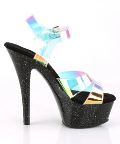 Pleaser Direct Larger Size Shoes Kiss 220 Magic Mirror Vegan Platform Heels