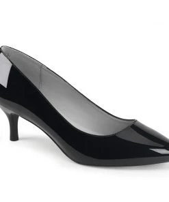 BananaShoes NEXT DAY DELIVERY | Kitten 01 Black Patent Heels | UK 10